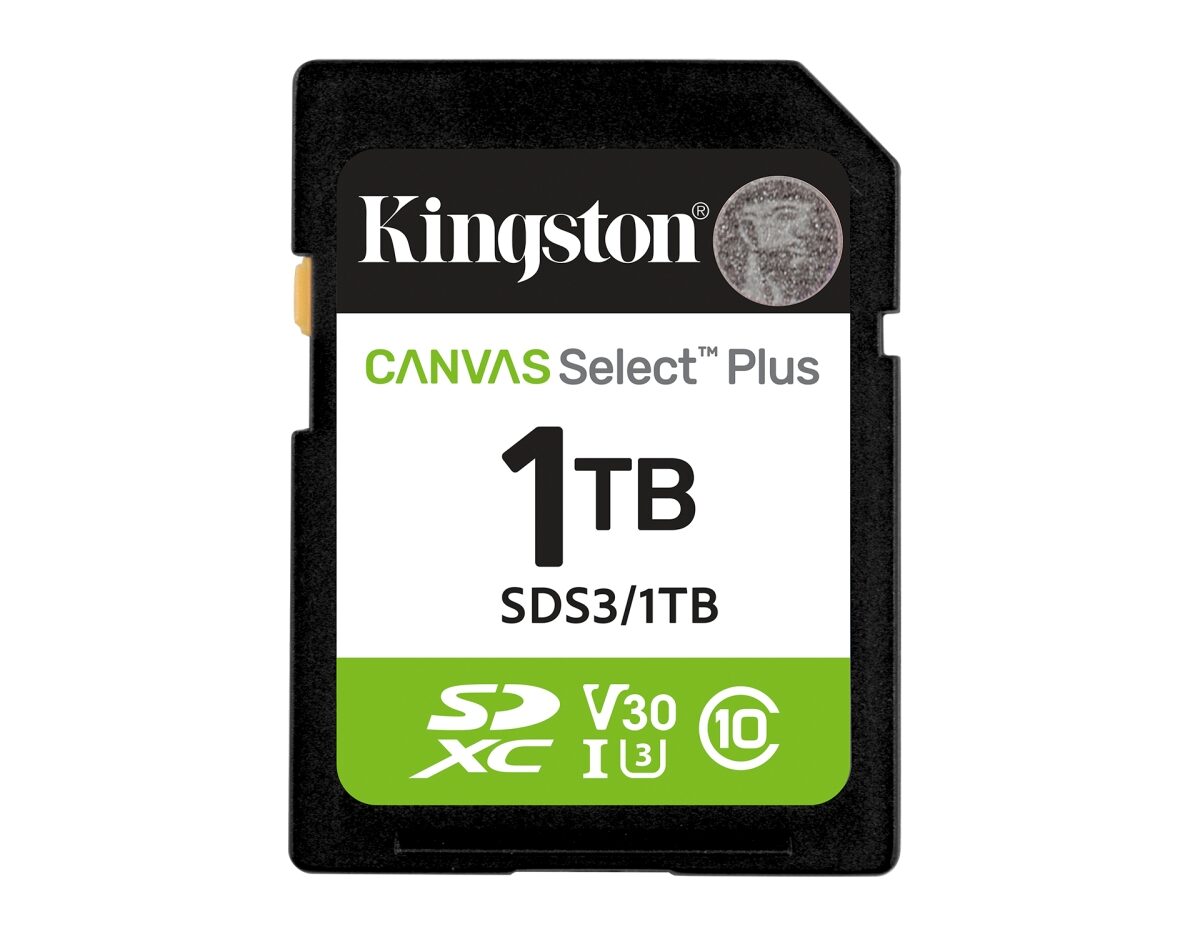 Alternative view of Kingston Canvas Selec Plus SDXC 1Tb CL10 (SDS3/1TB)
