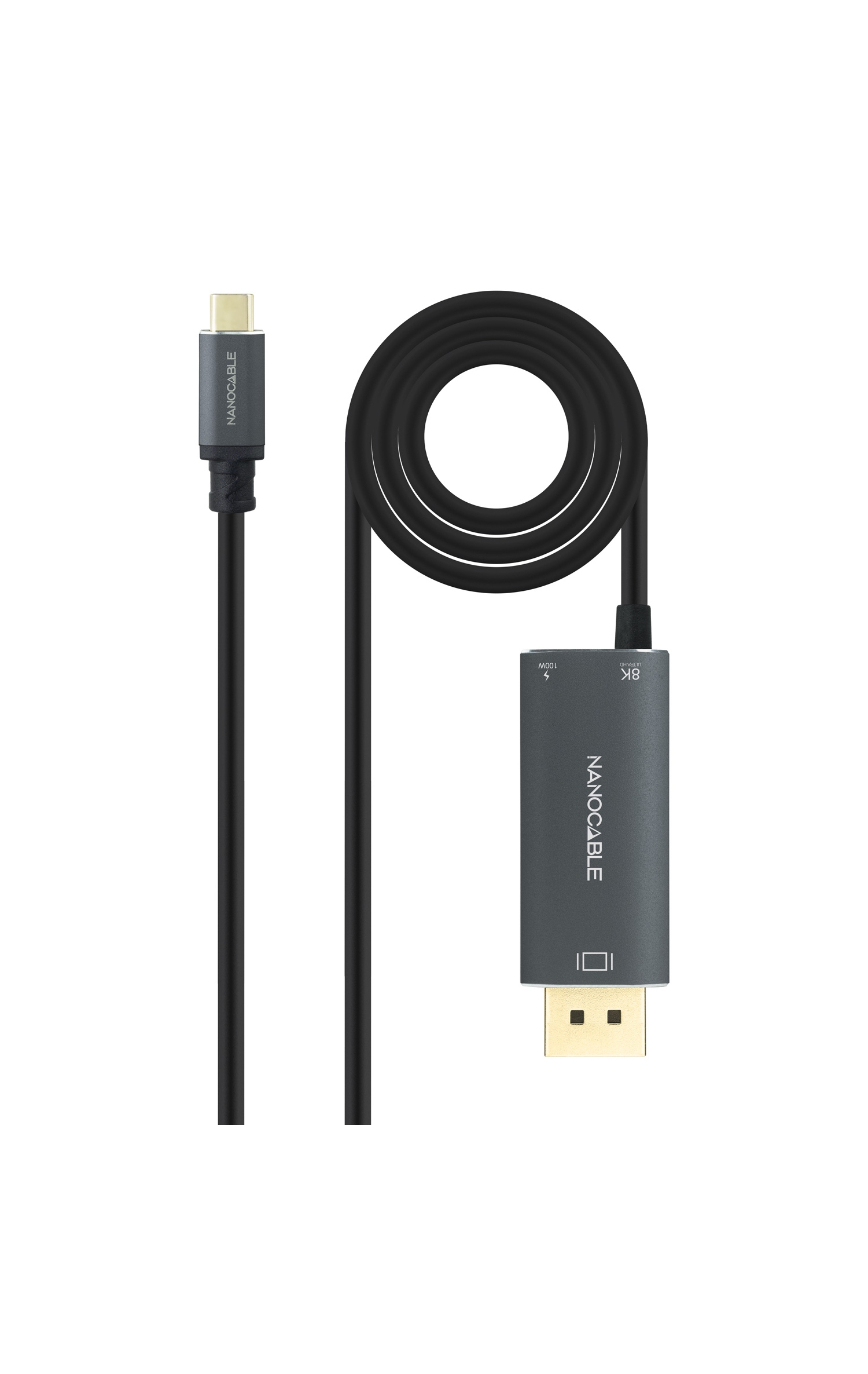Conversor Nanocable USB-C/M a DP/M+USB-C/H (10.15.5012) - Imagen 2