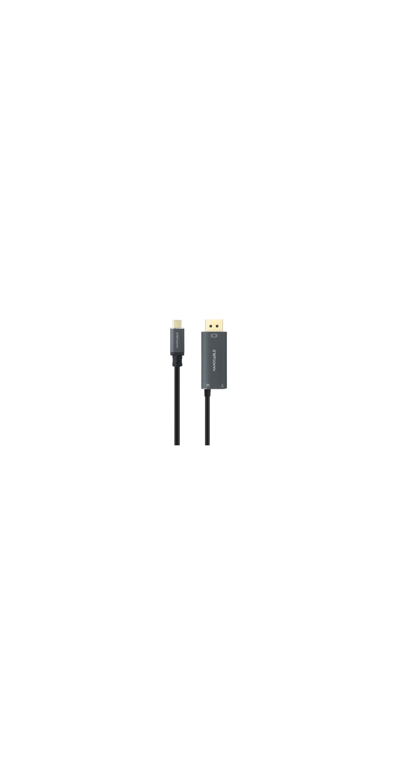 Conversor Nanocable USB-C/M a DP/M+USB-C/H (10.15.5012) - Imagen 3