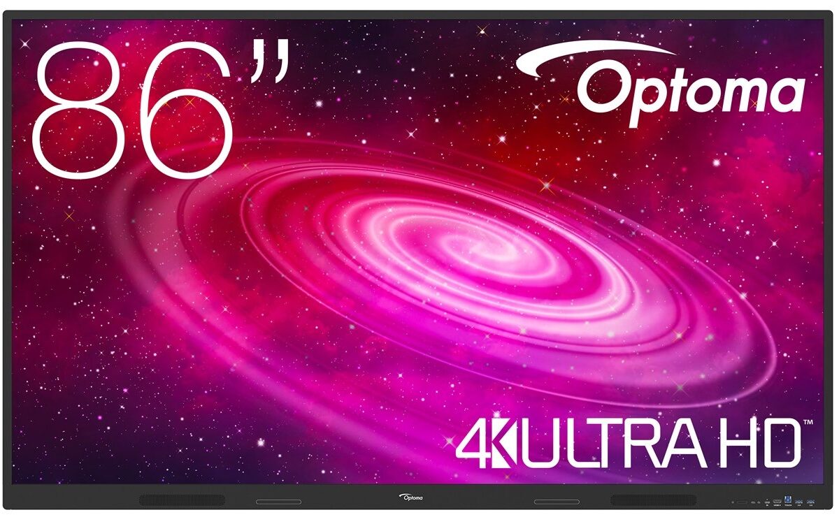 Alternative view of Pantalla Interactiva Optoma 1861RK 86" 4K (W3FC0U1W111)