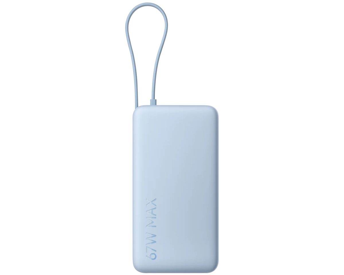 Alternative view of PowerBank XIAOMI 20000mAh 67W USB-A/C Azul (BHR08O8GL)