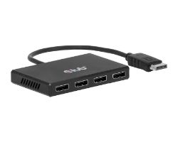Hub Club 3D 4xDP 4K UHD/30Hz Negro (CSV-7400)