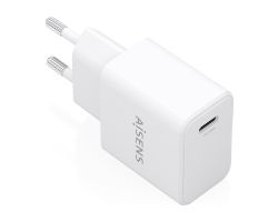 Cargador AISENS GaN 20W 1xUSB-C Blanco (A110-1023)