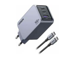 Cargador Ugreen Nexode Pro GaN 100W Gris (25874)