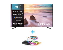 TV CECOTEC A2 70" (02616) + REGALO Sync Box WiZ (9634)B