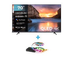 TV CECOTEC V1+ 70" (02621) +REGALO Sync Box WiZ (9636)B