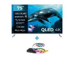 TV CECOTEC V2 75" (02629) + REGALO Sync Box WiZ (9637)B