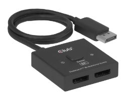 Switch Club 3D 2xDP 8K UHD/60Hz Negro (CSV-1009)