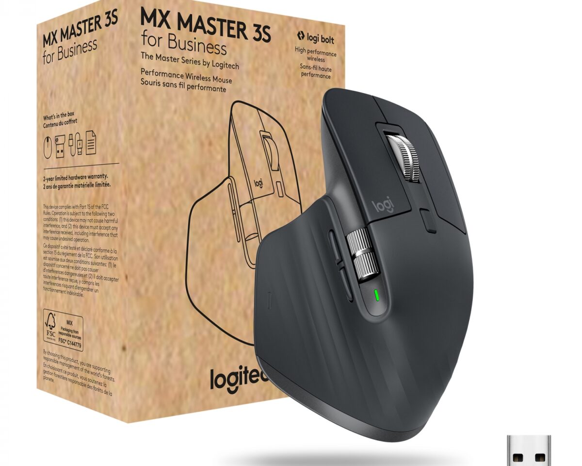 Alternative view of Ratón LOGITECH MX Master 3S BT Grafito (910-006582)