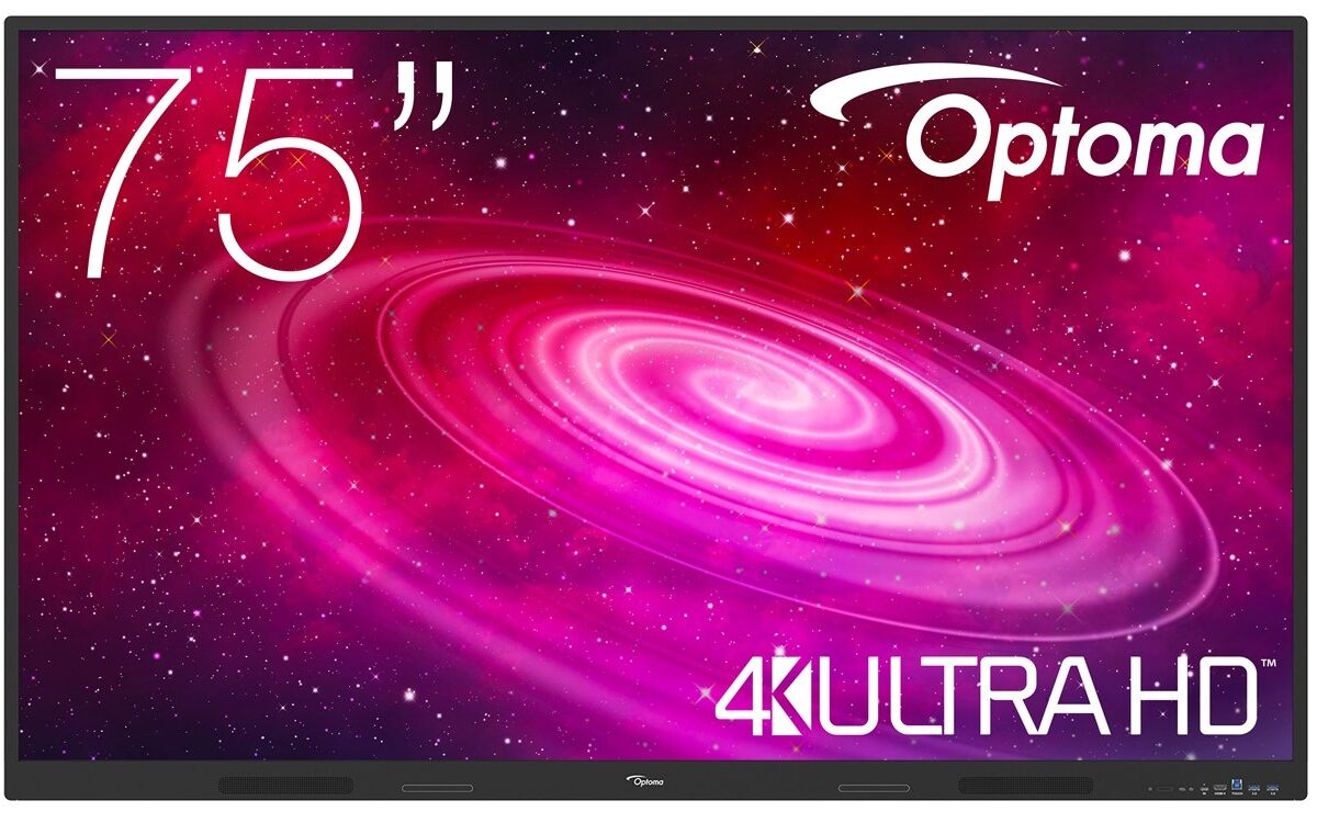 Alternative view of Pantalla Interactiva Optoma 1751RK 75" 4K (W3FC0T1W111)