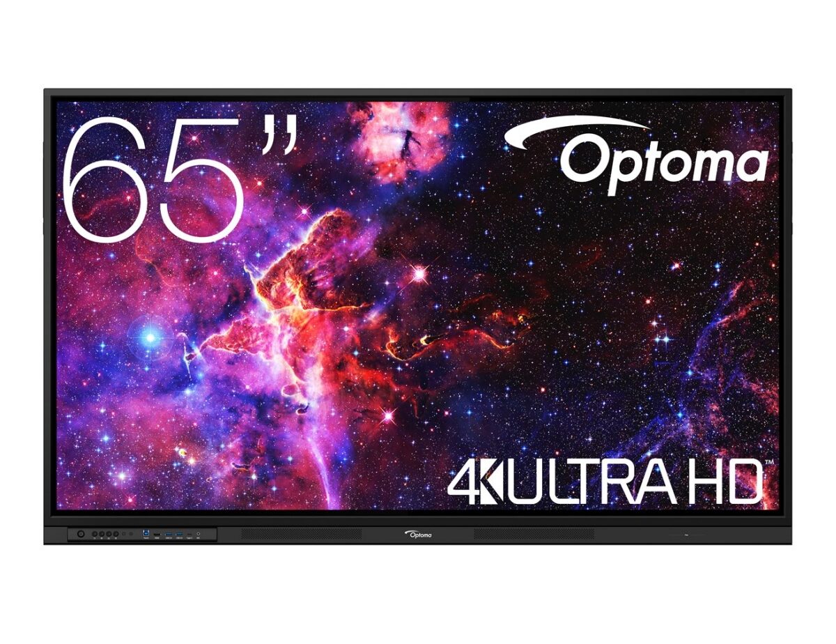 Alternative view of Pantalla Optoma Interactiva 65" UHD 3653RK H1F0H06BW101