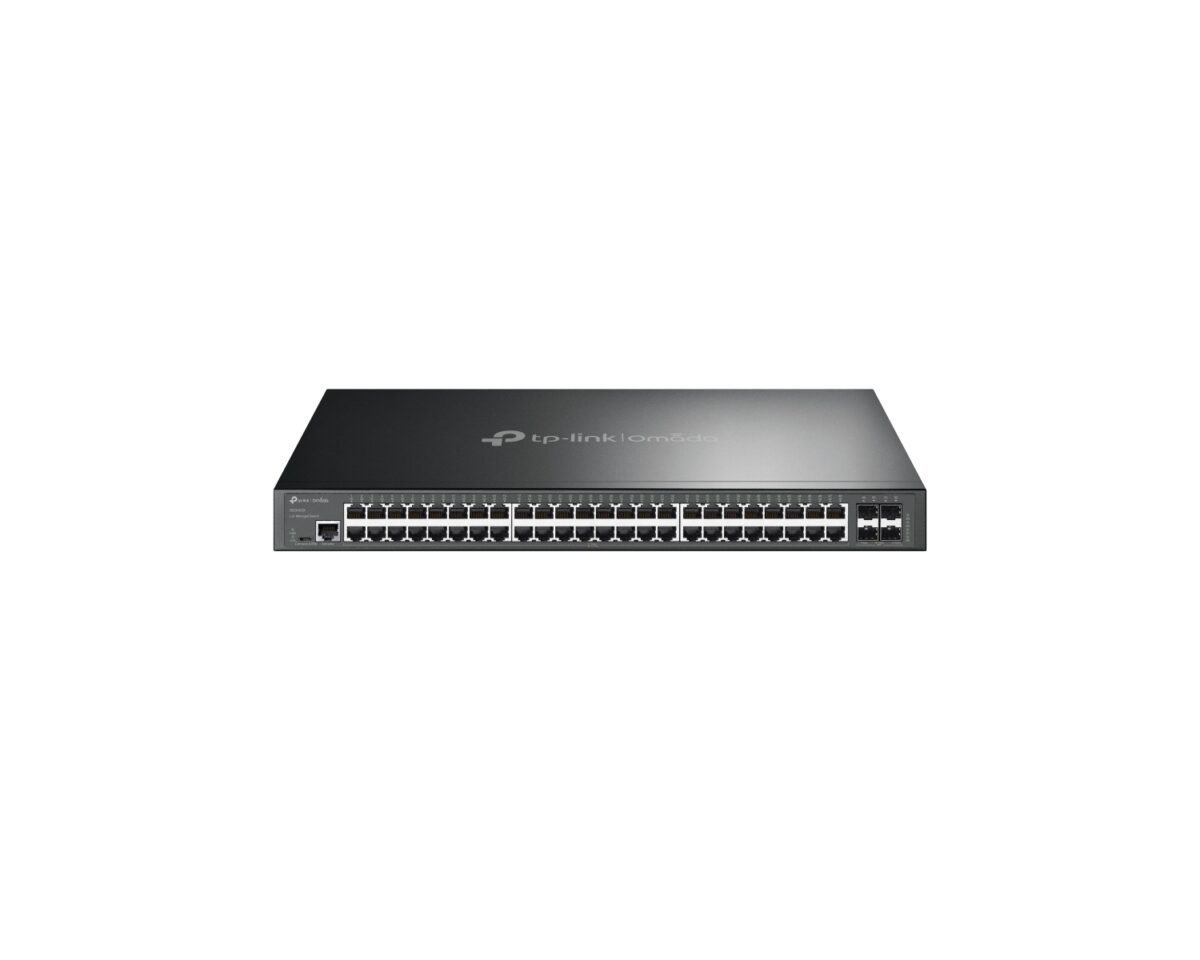 Alternative view of Switch TP-Link 48xRJ45 4xSFP+ Rack Negro (TL-SG3452X)