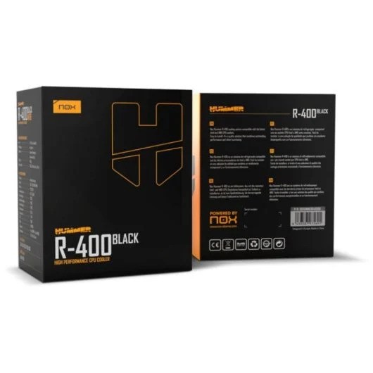 VENTILADOR + DISIPADOR CPU NOX HUMMER R-400 12CM MULTISOCKET - Imagen 6