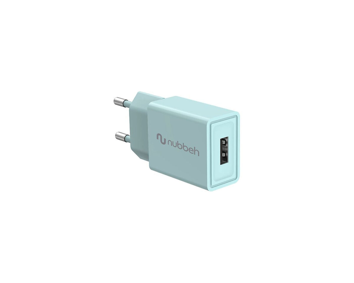 Alternative view of Cargador Pared NUBBEH USB-A 10W Turques(NBWALLCHUSBT10)