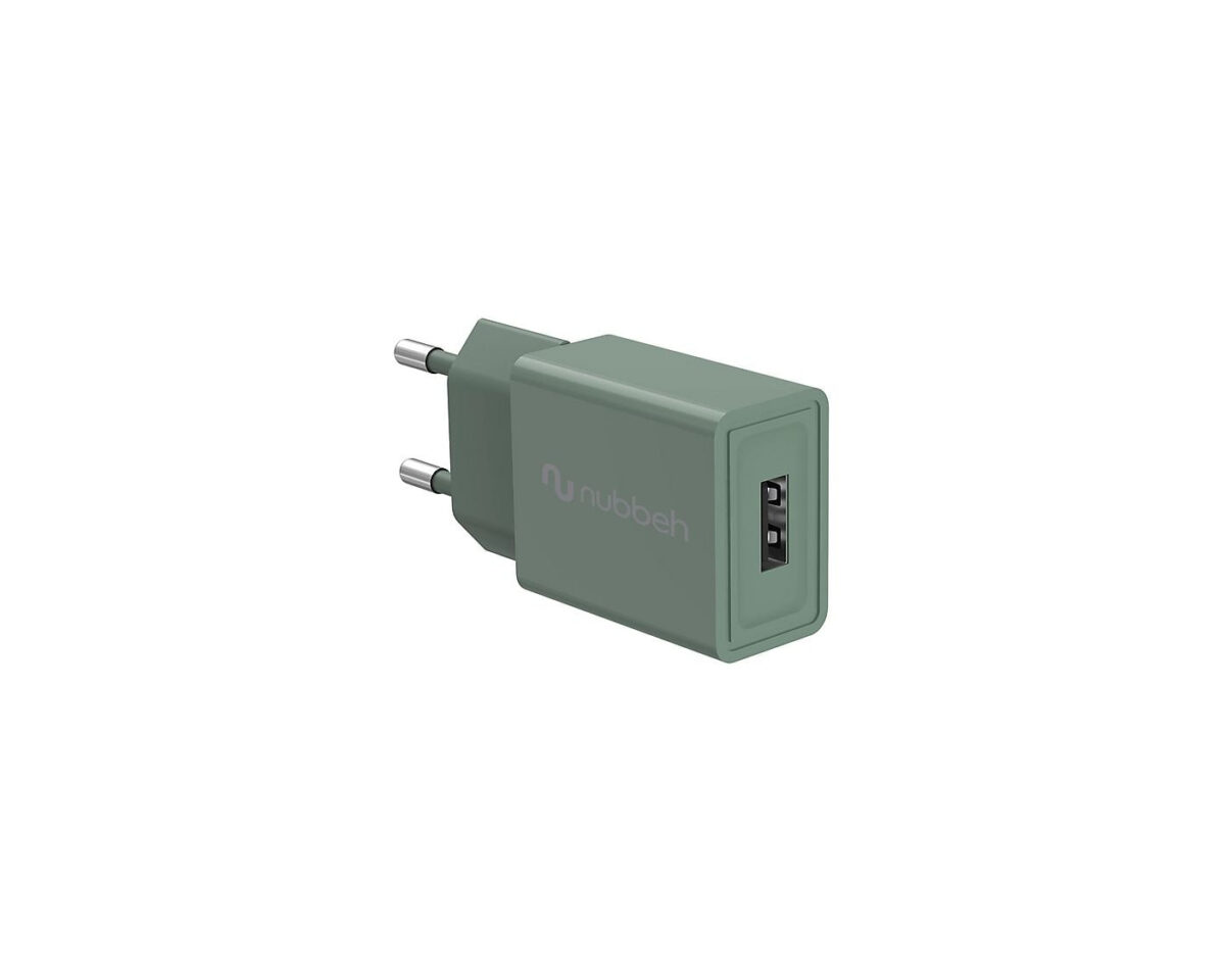 Alternative view of Cargador Pared NUBBEH 1USB-A 10W Verde (NBWALLCHUSBG10)