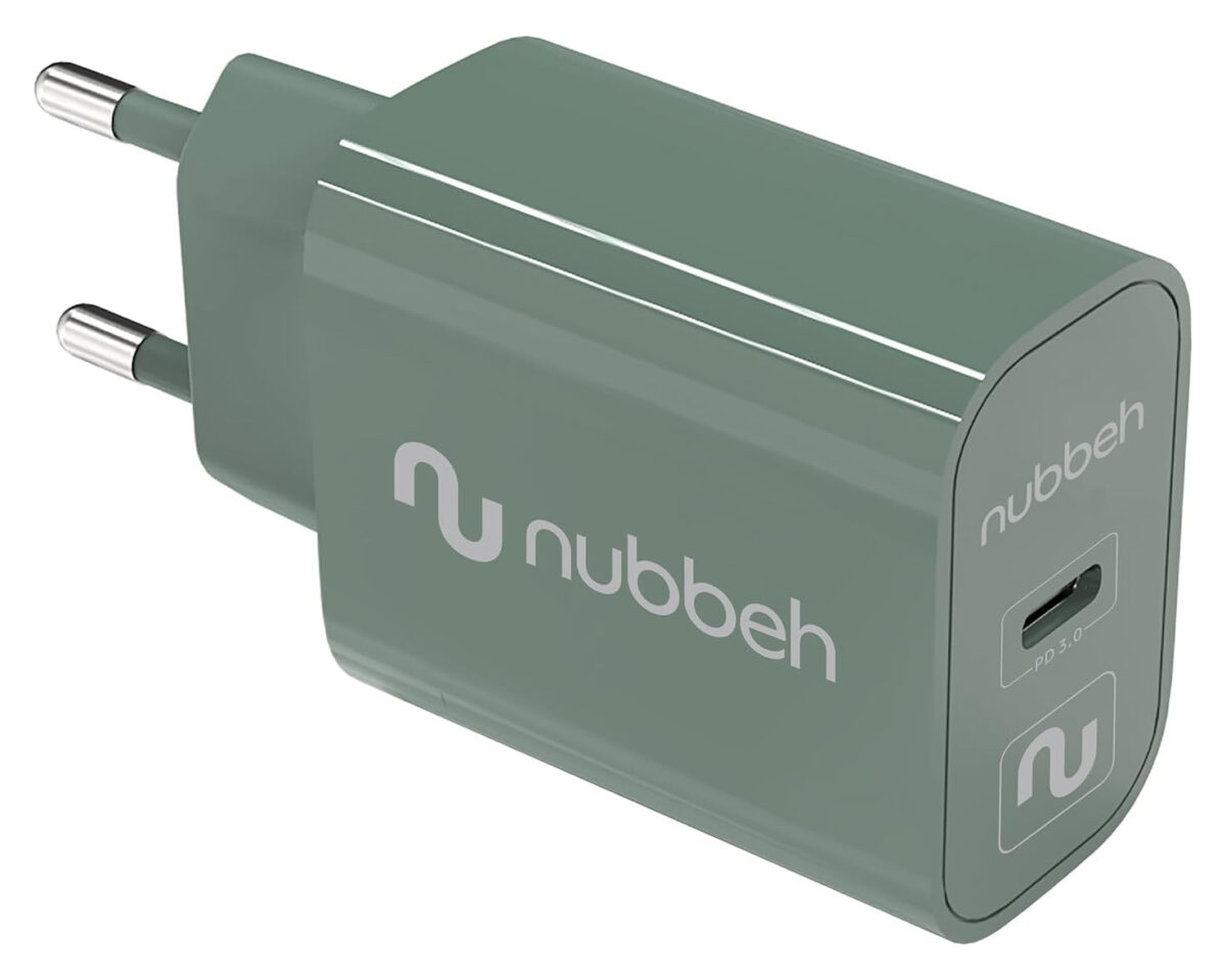 Alternative view of Cargador Pared NUBBEH 1USB-C 25W Verde (NBWALLCHCG25)