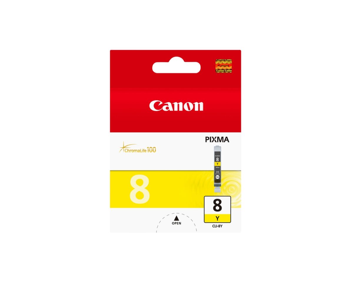 Alternative view of Tinta Canon CLI-8Y Amarillo 13ml 420 páginas (0623B001)