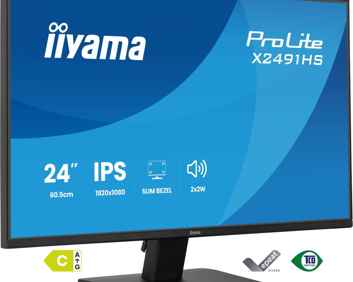 Alternative view of Monitor iiyama 24" 120Hz LCD IPS FHD Negro (X2491HS-B1)