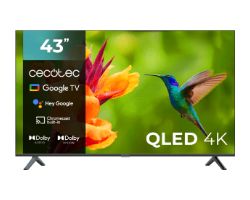 TV CECOTEC VQU40043S 43" QLED 4K UHD Negro (00982)