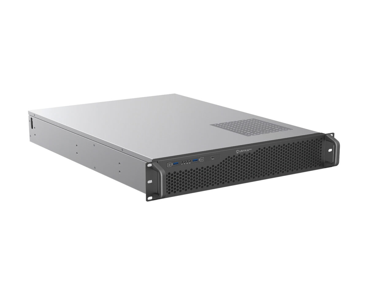 Alternative view of Caja Rack UNYKA UK2130 2U600 19" 2U ATX mATX (UK51922)