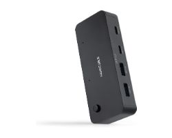 Conmutador Nanocable USB-A USB-C Negro (10.12.0011)