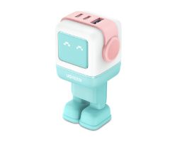 Cargador Ugreen GaN PD 65W Robot 3 Dispositivos (35855)