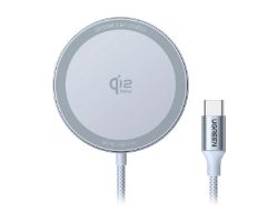 Cargador Ugreen MagFlow Inalámbrico 25W Gris (55959)