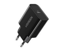 Cargador de Pared Ugreen 20W 1xUSB-C Negro (10191)