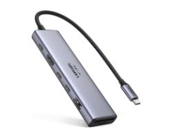 Hub Ugreen USB-C 7 en 1 Gris (45521)