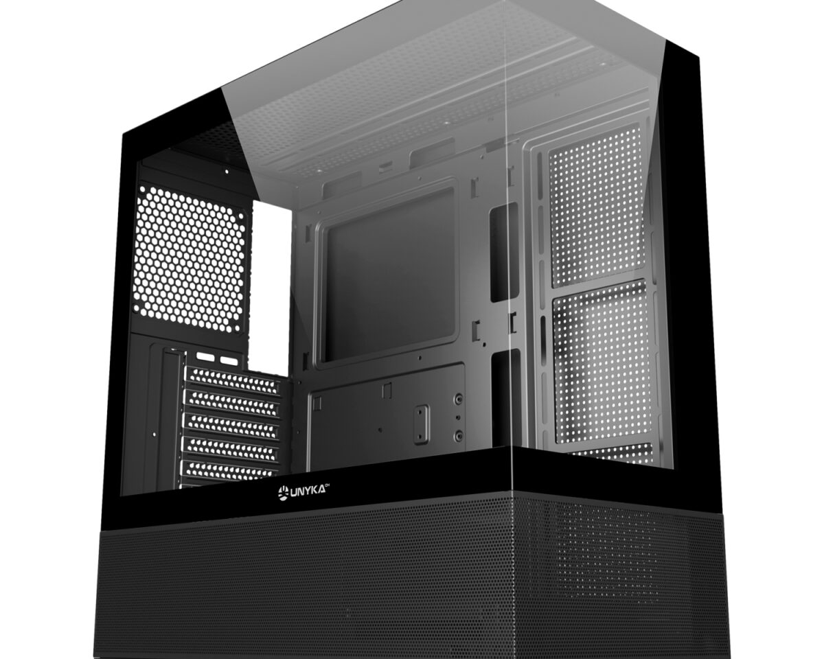 Alternative view of Caja Gaming UNYKA Revelat ATX ITX mATX Negra (UK121801)