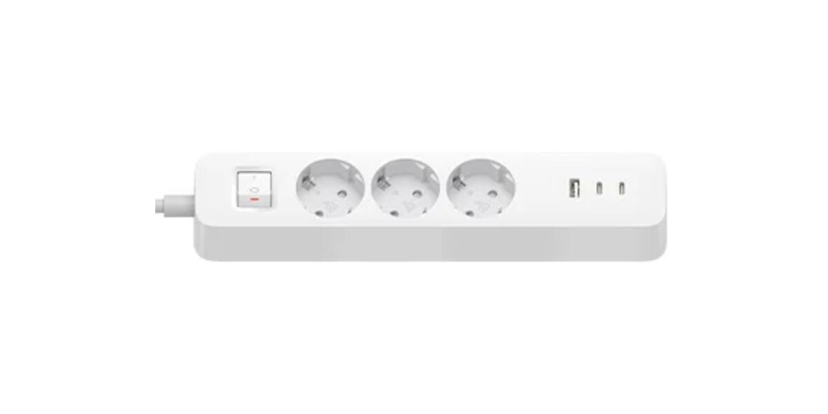 Alternative view of Regleta XIAOMI 20W 3 Tomas 1xUSB-A 2xUSB-C (BHR07UKEU)