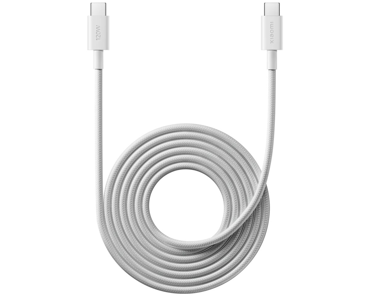 Alternative view of Cable XIAOMI 6A USB-C/M a USB-C/M 2m Blanco (BHR087AGL)