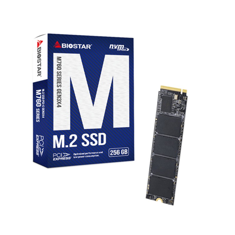 Alternative view of DISCO DURO SSD BIOSTAR M760 256GB NVME M.2 2280 PCIE 4.0