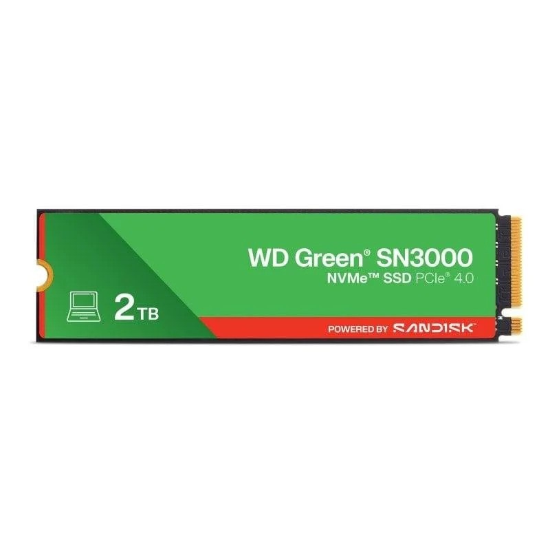 DISCO DURO SSD WESTERN DIGITAL GREEN SN3000 2TB NVME M2 2280 PCIE GEN4 - Imagen 5