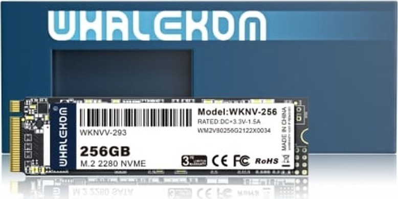 Alternative view of DISCO DURO SSD WHALEKOM 256GB M2 NVME PCIE 3.0