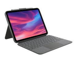 Funda con Teclado LOGITECH iPad Gen10 Gris (920-011439)