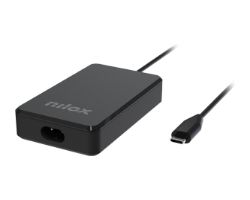 Cargador de Pared NILOX 100W USB-C Negro (NXPDCGAN100W)