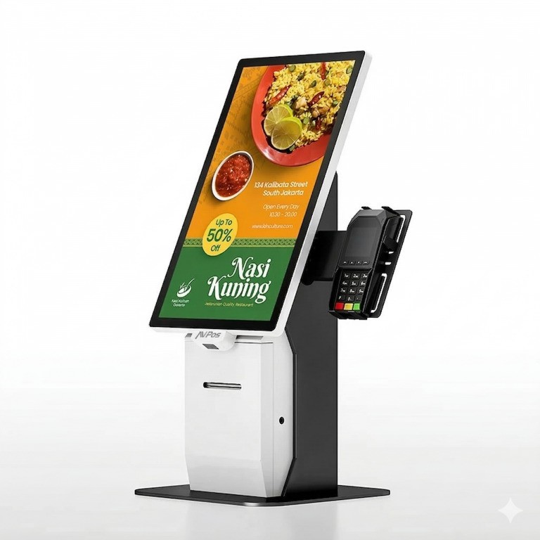 Alternative view of KIOSKO AUTOSERVICIO AVPOS COMPACT 22 I3 10TH/8GB/256GB/WIFI/PRINTER/2D/W11PRO