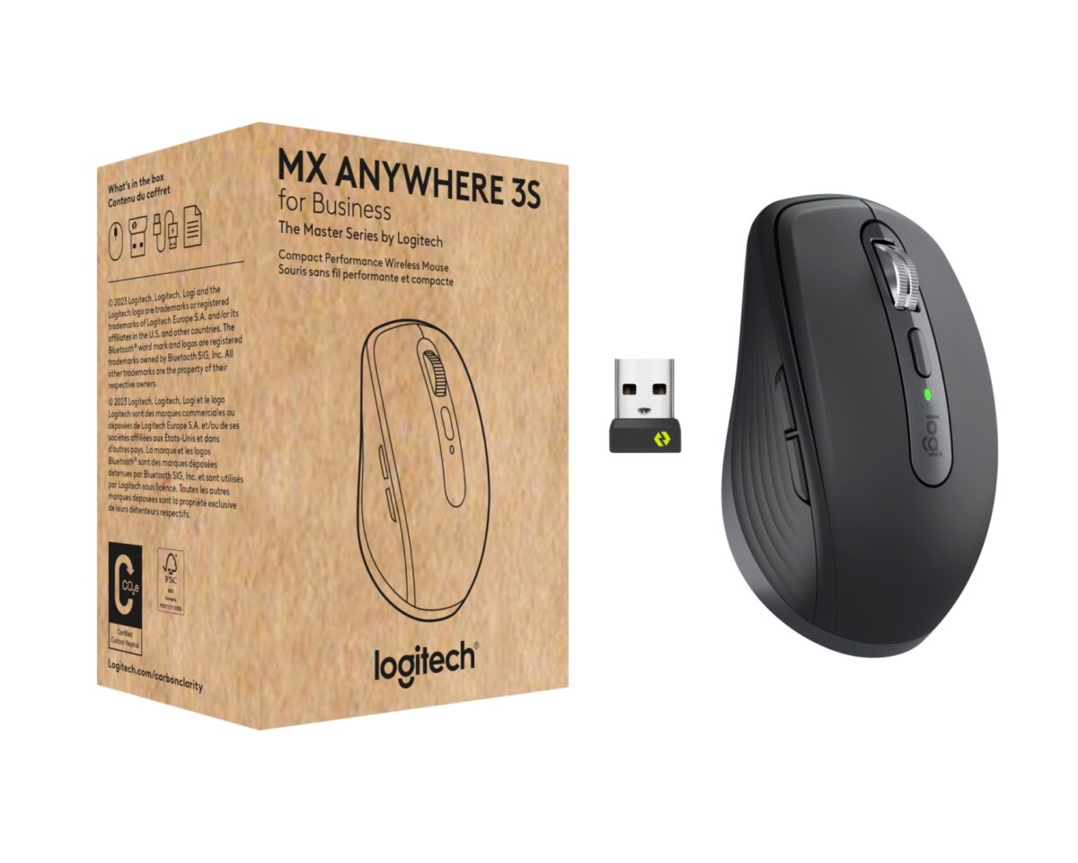 Alternative view of Ratón Logitech MX Master 3S wireless Negro (910-006958)