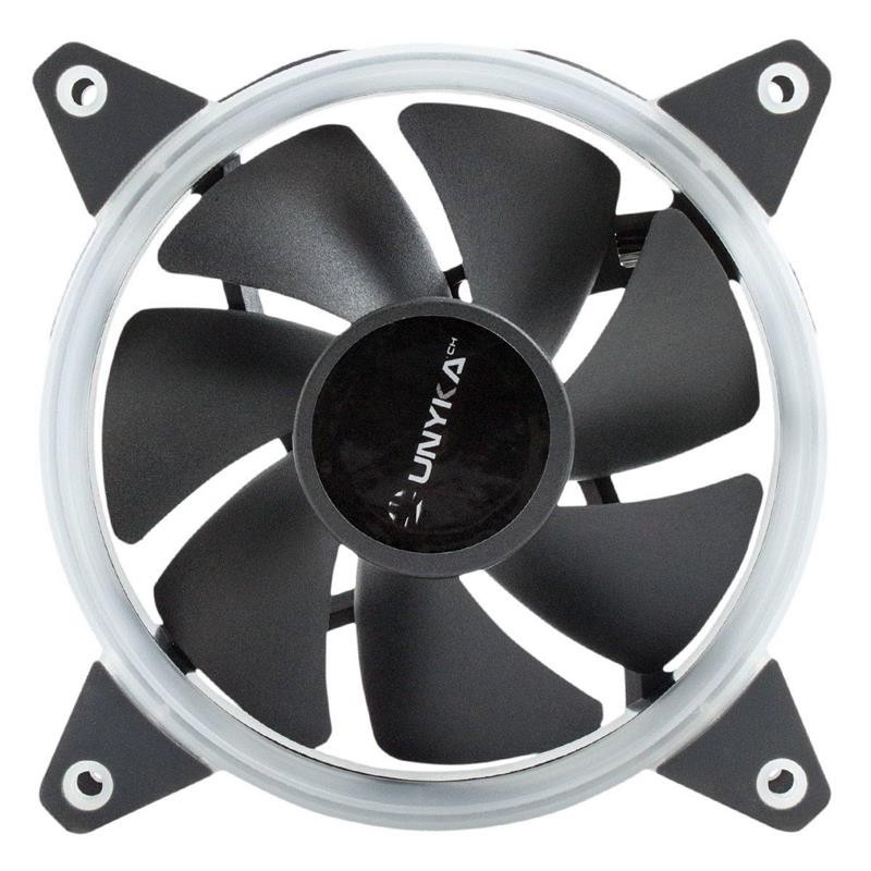 PACK 3 VENTILADORES 12CM UNYKACH CANDY 30 ARGB + CONTROLADORA - Imagen 11