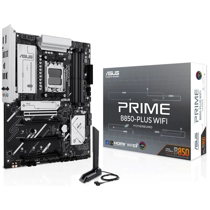 ASUS PRIME B850-PLUS WIFI: (AM5) 4DDR5 USB DP HDMI ATX