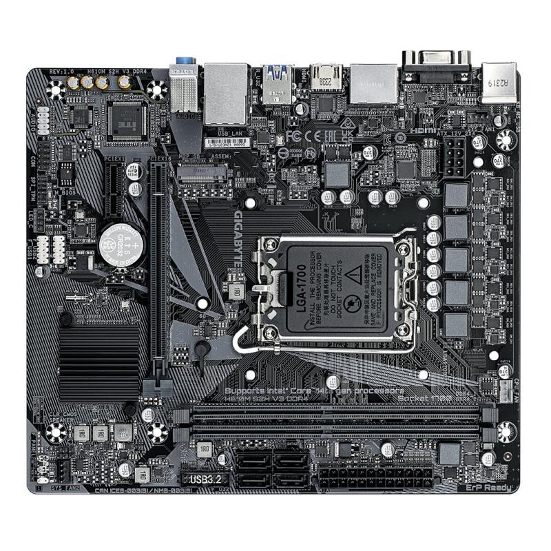 PLACA BASE GIGABYTE GA-H610M-S2H DDR4 VGA + HDMI + DP - Imagen 9