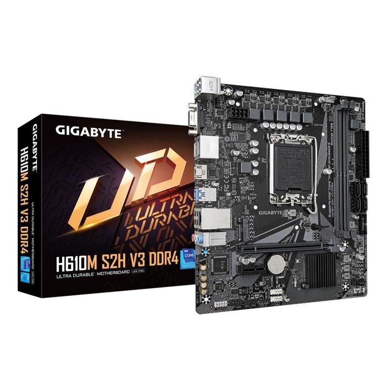 PLACA BASE GIGABYTE GA-H610M-S2H DDR4 VGA + HDMI + DP - Imagen 6