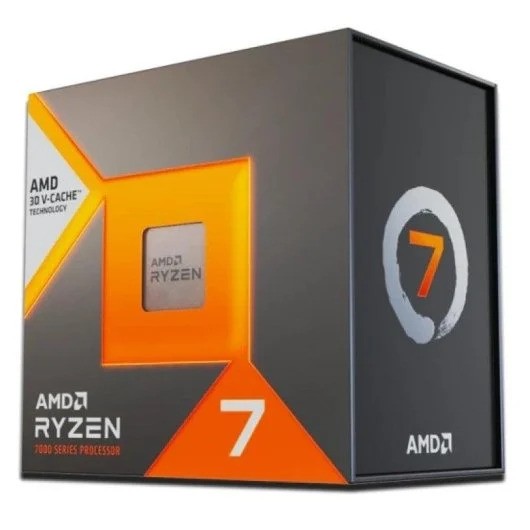 Alternative view of CPU AMD Ryzen 7 7800X3D AM5 4.2GHz/5GHz 96Mb Caja