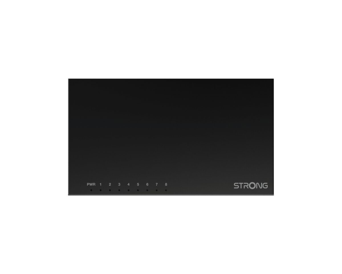 Alternative view of Switch Strong SW8000M 8 puertos Gigabit Negro (SW8000M)