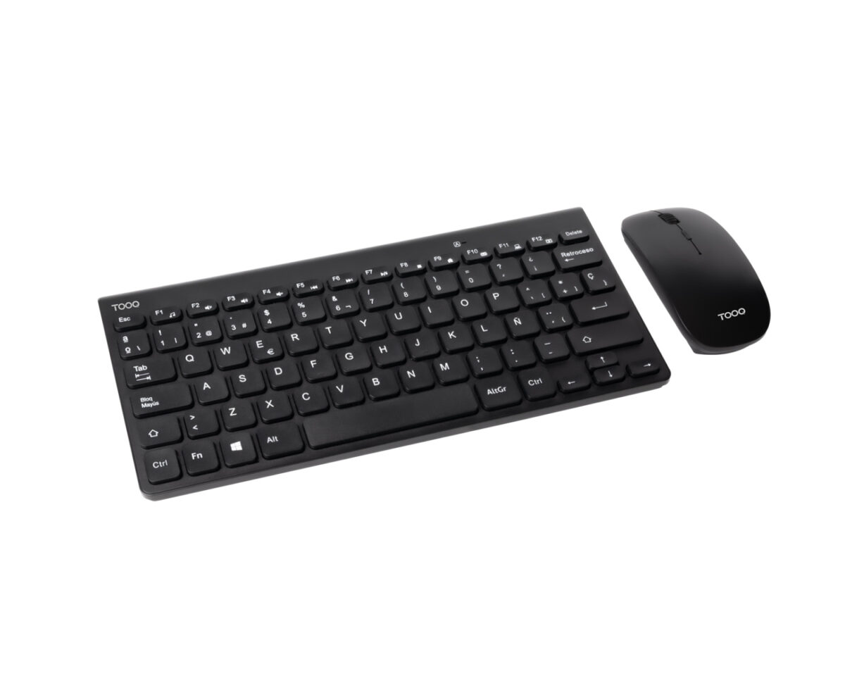 Alternative view of Teclado+Ratón TooQ RF Wireless Negro (TQKMW-3101-B)