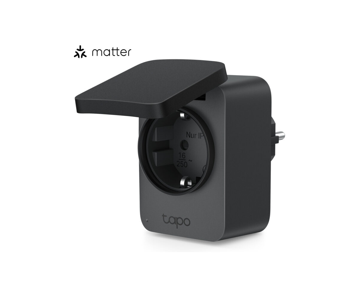 Alternative view of Enchufe TP-Link Tapo P410M WiFi IP54 Blanco (P410M)