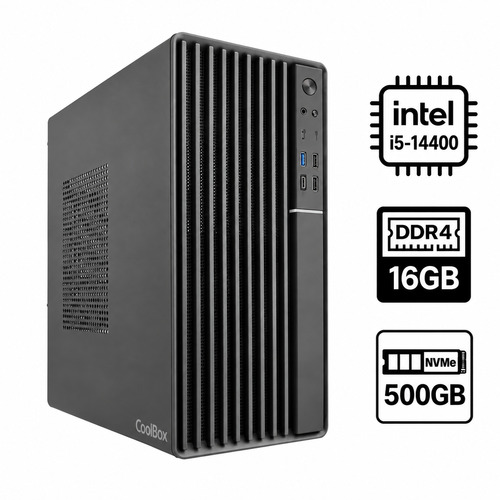 Ordenador Maxt I5 14400, Ram 16Gb, Nvme 500Gb, W11P