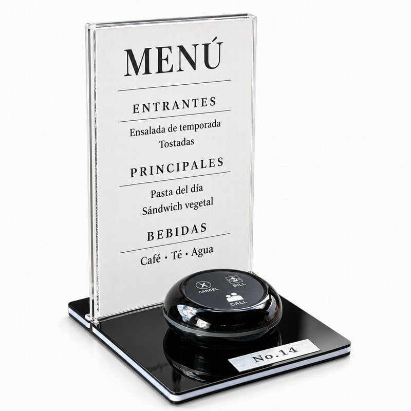 AVISADOR DE CAMAREROS AVPOS WATERPROOF 3 FUNCIONES SOPORTE PUBLICITARIO
