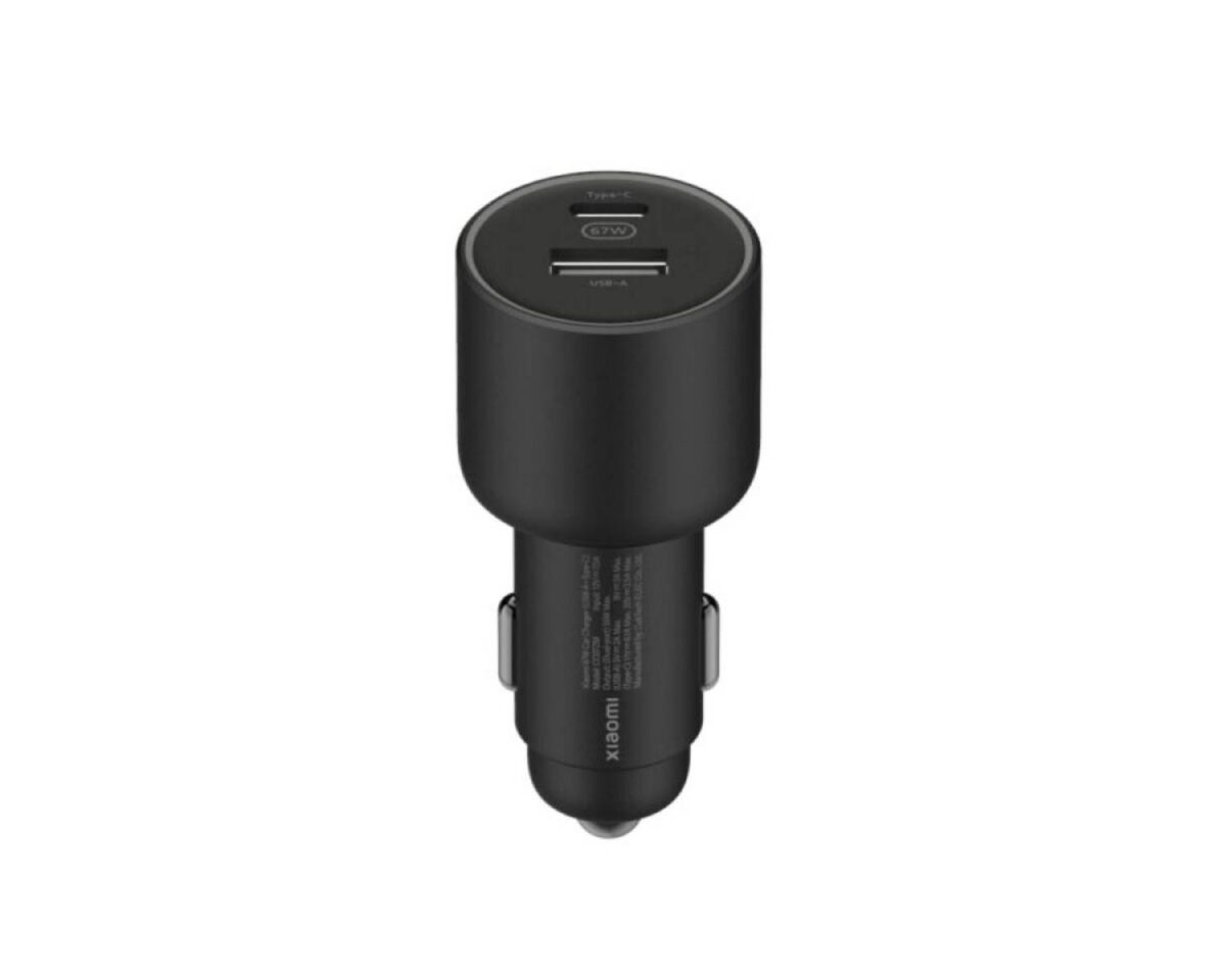 Alternative view of Cargador de Coche XIAOMI USB-A/C 67W Negro (BHR6814GL)